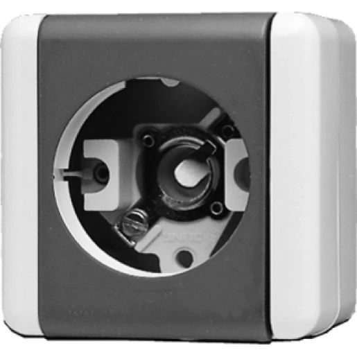 Jung WG 800 lichtsignaal zonder onderkast Basiselement 230V opbouw grijs IP44 837-10