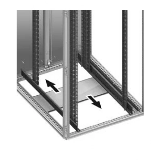 Rittal TS-IT Componenten uitbouw kast Vloerplaat B600mm D600mm