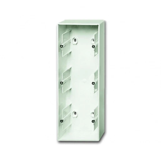 ABB Busch-Jaeger Future Opbouwbak + bodem 3-voudig wit Horizontaal en verticaal 2CKA001799A0955