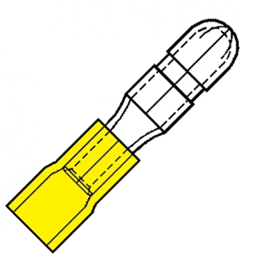 Klemko NYLON GEÏSOL.RONDSTEKER 5MM V.DRAAD 4,0-6,0MM2