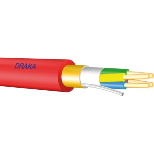 Draka 2300 FB 90 signaalkabel 4x2x0,8mm Rood LEN