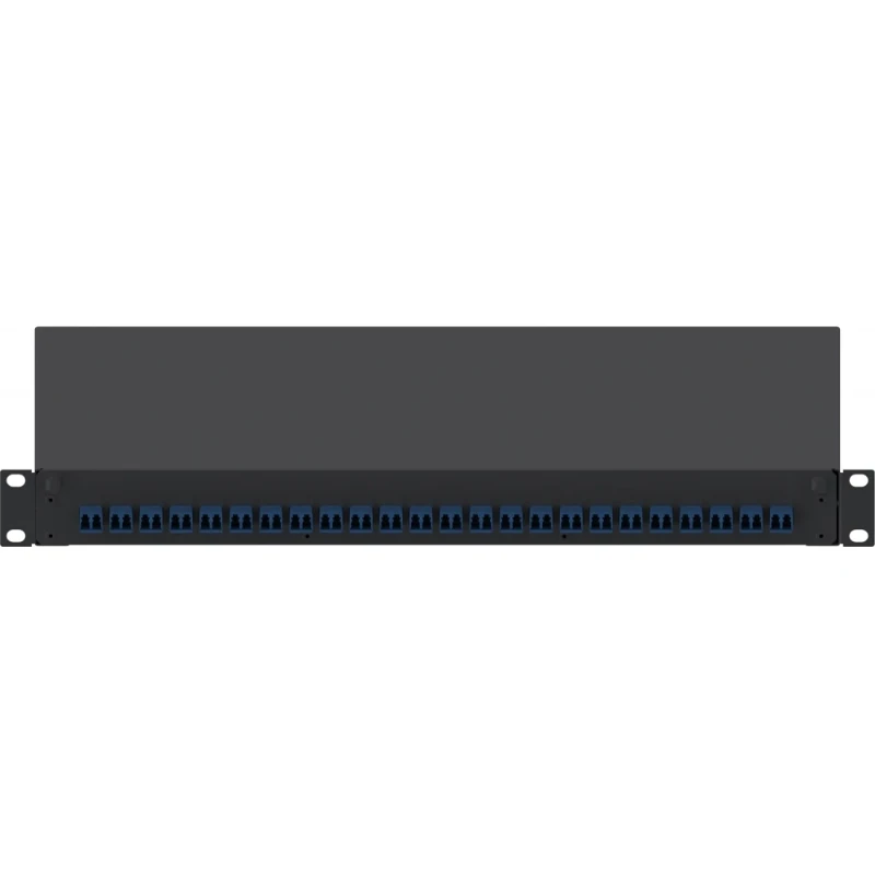 Panduit UITGERUSTE GLASVEZEL LADE MET 24 LC DUPLEX ADAPTERS-OS1/OS2 9/125 SM GLASVEZEL (BLAUW)