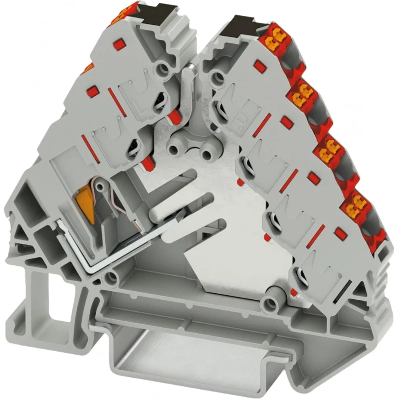 Phoenix Contact PTRVB Verbindingsrijgklem 0,14-1,5mm² eendr. 0,14-1,5mm² meerdr. Grijs