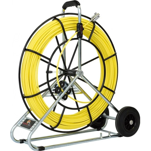 Runpotec Profi Glasvezelprofiel M12 + haspel Ø7.5 100m 90010080