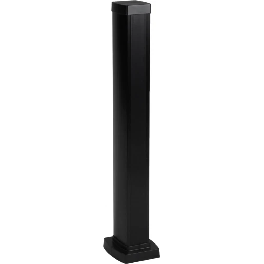 Legrand Snap-on Energiezuil dubbelzijdig 680mm 2 compartimenten zwart RAL 9005 653005