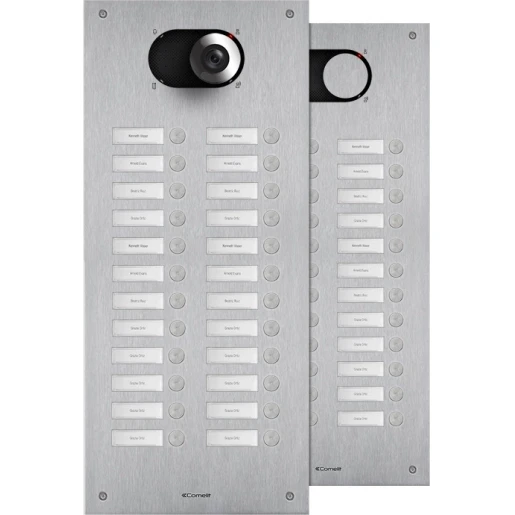 Comelit Switch Deurbelpaneel 2 rijen 24 beltoetsen RVS IP54 Inbouw (stucwerk) IX0224