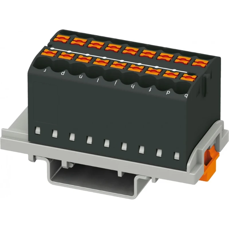 Phoenix Contact PTFIX Verbindingsrijgklem 0,14-4mm² eendr. 0,14-2,5mm² meerdr. Zwart