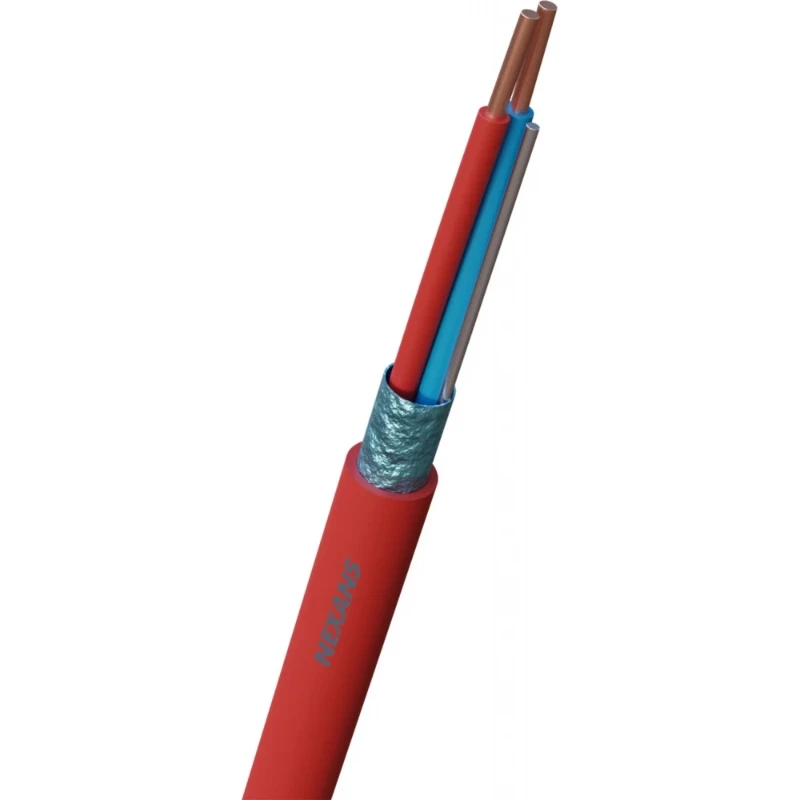 Nexans Y(ST)Y Dca S2 signaalkabel rood 1x2x0,8mm - 500mtr