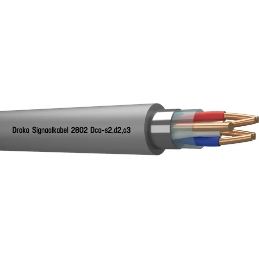 Draka 2800 Signaalkabel AFG Dca Grijs 2x2x0,8mm