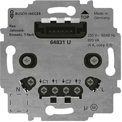 ABB Busch-Jaeger Jaloeziesokkel 1-voudig inbouw Mat 2CKA006400A0095