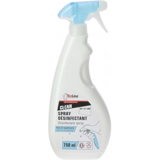 Bizline Virusdodende desinfectiespray Geschikt tegen schimmels 750ml 751009