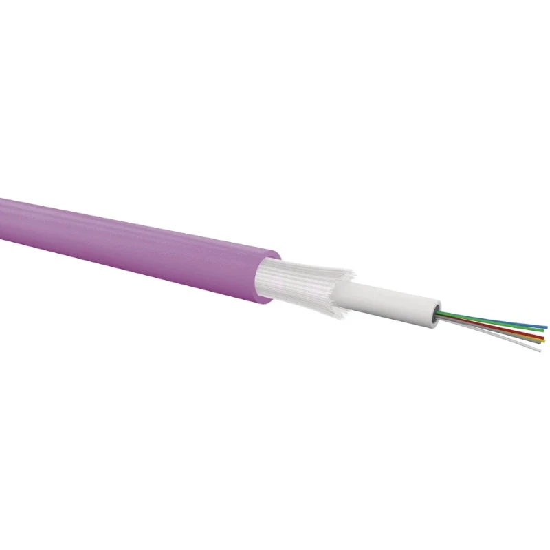 Gigamedia glasvezelkabel binnen/buiten loose tube lszh 24FO OM4 Multi fiber units centraal Cca GGM FO24B4FRLST