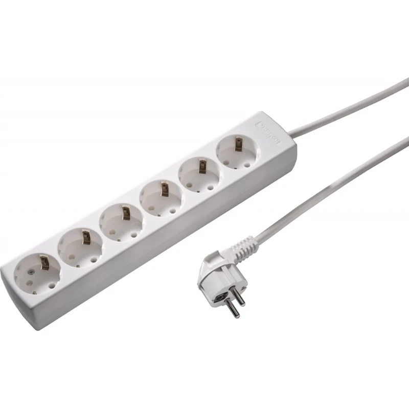 Martin Kaiser contactdooscombinatie 6RA 16A IP20 snoer 3m 1086ZL3-15W/KWS