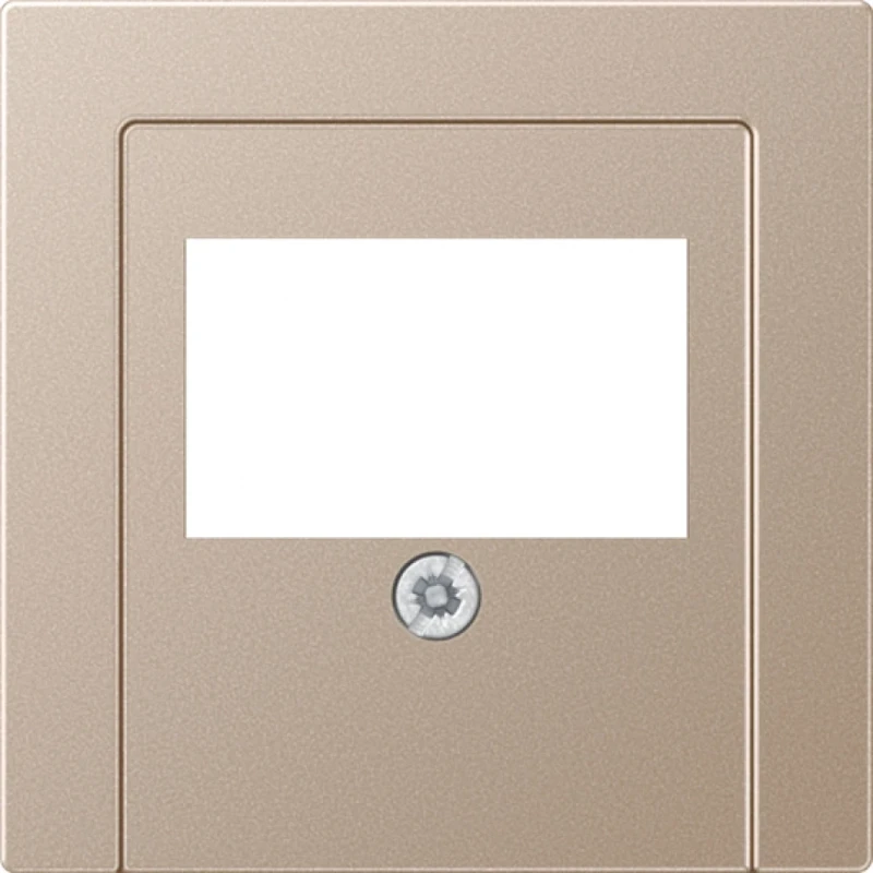 Jung A range afdekking usb+luidspreker champagne a500 TAE 1 connector Zonder label A569PLTCH