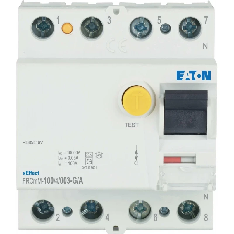 Eaton xEffect aardlekschakelaar digitaal 4p 100A 0.03A type A 170298