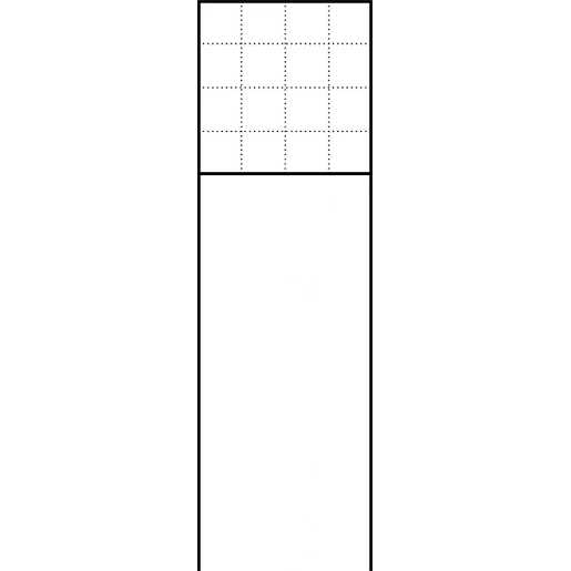 Siedle Brievenbus + paal Vrijstaand aluminium 1344mm 200023130-00