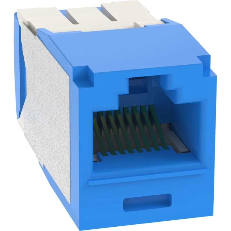 Panduit mini-jack tx-6 10g blauw