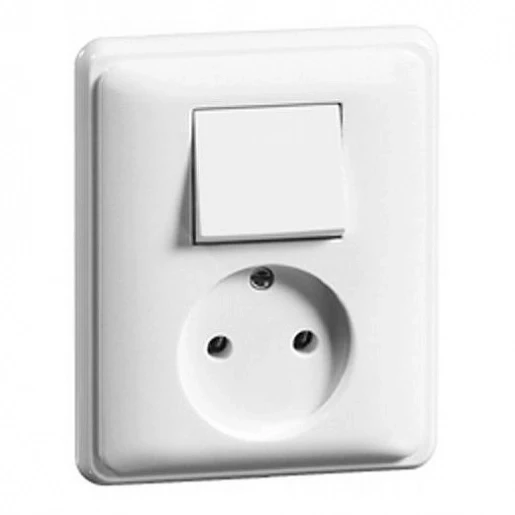 Peha combinatie wandcontactdoos zonder ra inbouw IP20 00244521