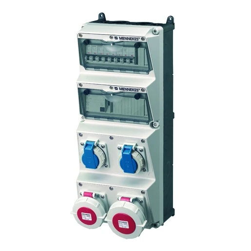 Mennekes AMAXX contactdoos combinatie 4 modules