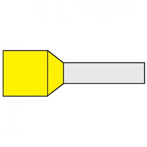 Klemko adereindhuls 150mm² 32mm Geïsoleerd Geel