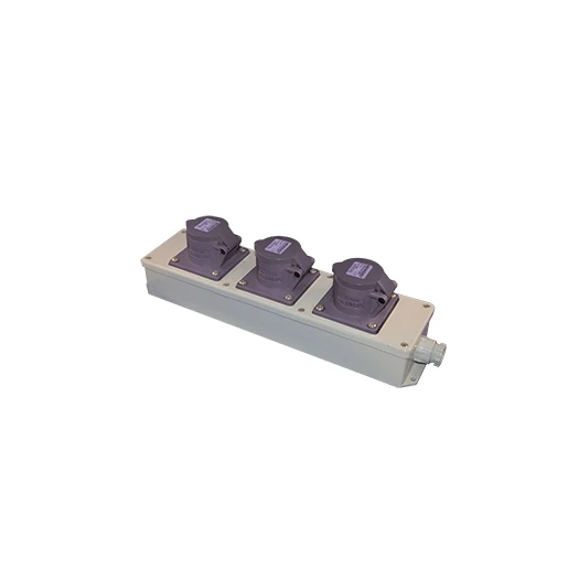 Hateha INDUSTRIËLE MULTIVERDEELDOZEN 16A 20/25V LICHTGRIJS