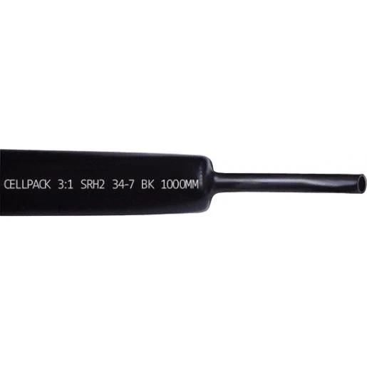Cellpack Krimpbuis dikw.krimpverh.3 : 1-srh2/34-7/zwart/1000mm
