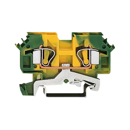 Wago aardrijgklem Groen/geel