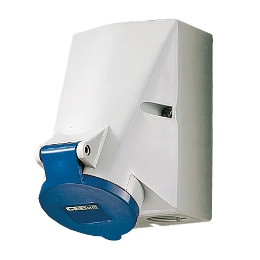 Mennekes WANDCONTACTDOOS 32A7P9H230V IP44 HW/VN