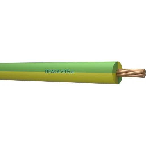 Draka HVD B2ca Installatiedraad 2.5mm² B2ca polyolefine 70°C groen/geel 100M Doos 833969D3