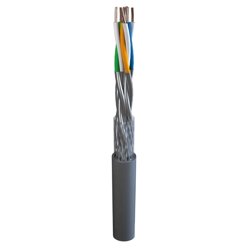 TKF Cat.7 s/ftp b2ca 4x2x23 awg hffr-ls grey