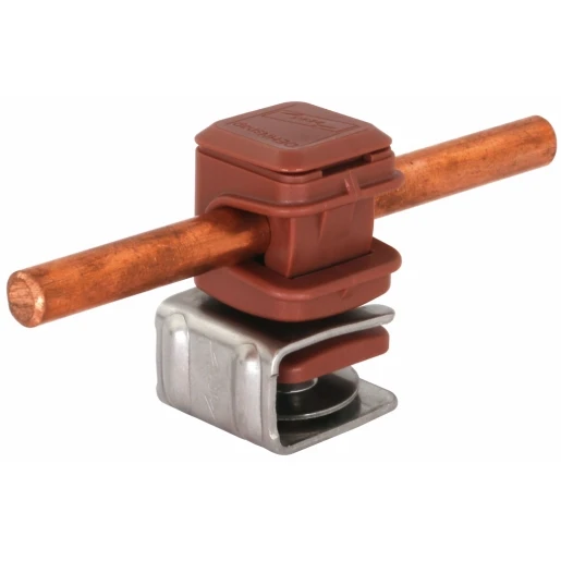Dehn Roof cond.hol.plattensnap stst 4-6mm dehnsnap h 16mm plastic brown