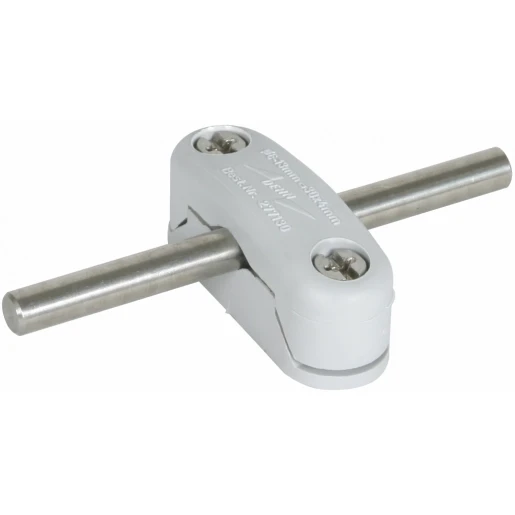 Dehn Conductor holder plastic/grey for rd 6-13/fl 30mm