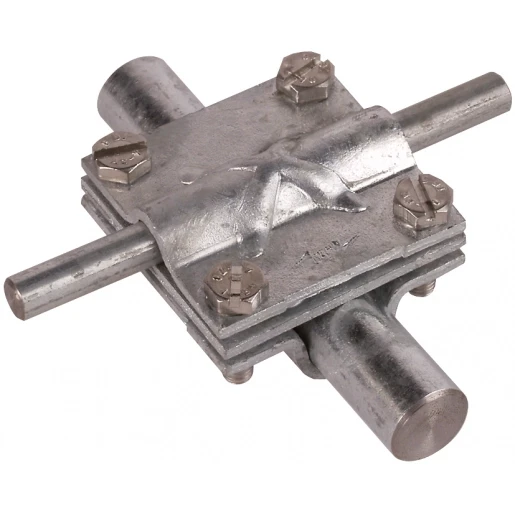 Dehn Cross unit st/tzn f.rd 16/8-10mm-rd 16/fl 30mm w.intermediate plat