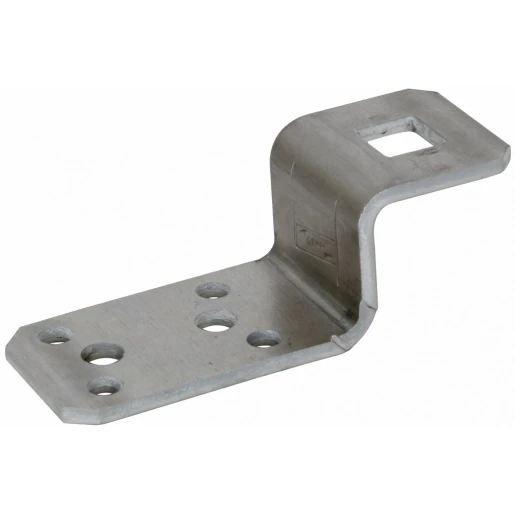 Dehn Connection lug z-shaped al holes for riveting or screwing