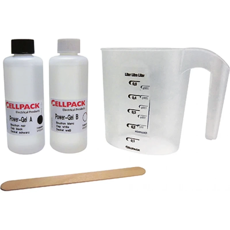 Cellpack 2-COMPONENTEN GEL IN FLES MET MAATBEKER/SPACHTEL