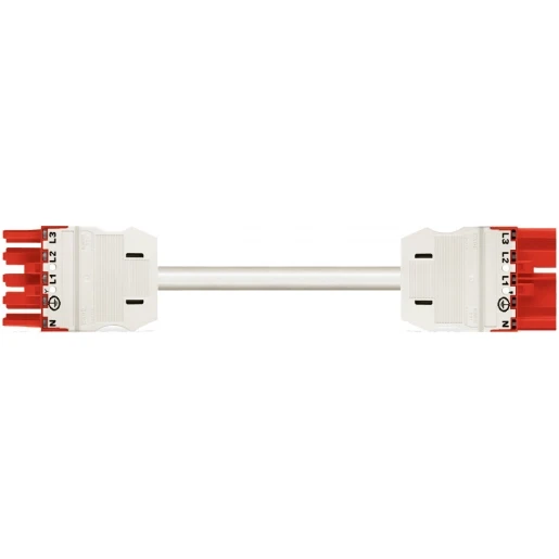 Wago SERIE 771 Patchkabel gebouwinstallatie 5p Contrastekker (female) Stekker 1000mm
