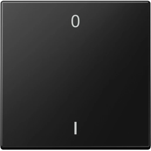 Jung LS range enOcean wandzender symbolen 0 I 2-kanalen Zwart ENOLS990-01SWM
