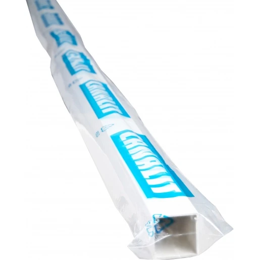 Canalit M5 kabelkanaal 2000x25x25mm PVC Bodemperforatie met deksel wit RAL 9010 955030