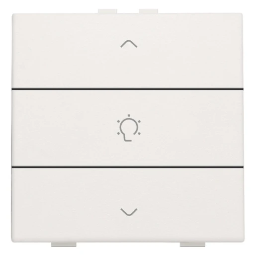 Niko Home Control Bediening dimming 3-voudig wit inbouw IP20 RAL 9010 101-51043