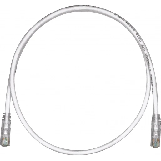 Panduit Patchkabel LSZH + modulaire plugs U / UTP Cat6 RJ45 8(8) 2M wit UTPSPL2MY