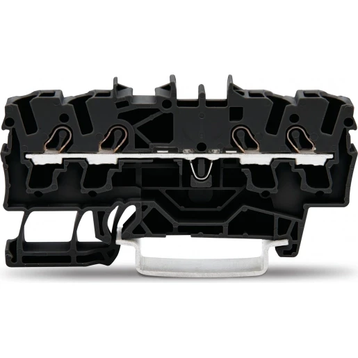 Wago Serie 2002 Verbindingsrijgklem 0,75-4mm² eendr. 0,25-2,5mm² meerdr. Zwart
