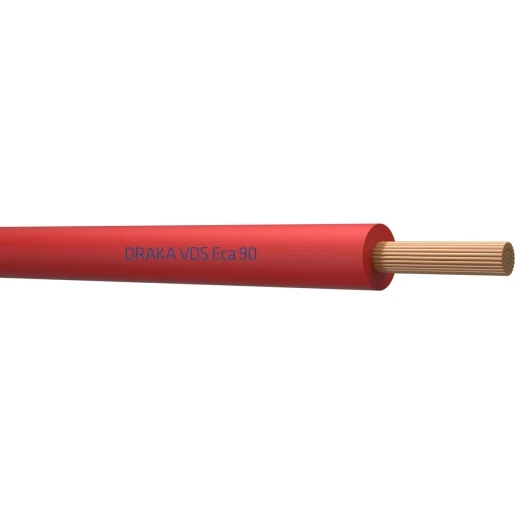 Draka VDS 90C Eca Montagedraad 1x4mm² Eca PVC 90°C rood 100M Doos 832782D3