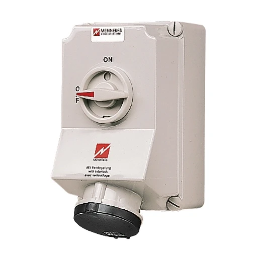 Mennekes WANDCONTACTDOOS 63A 4P 7H 500V IP44 DUO