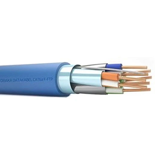 Draka UC500 AS23 cat.6a F/FTP Cca Blauw 4x2x23 AWG