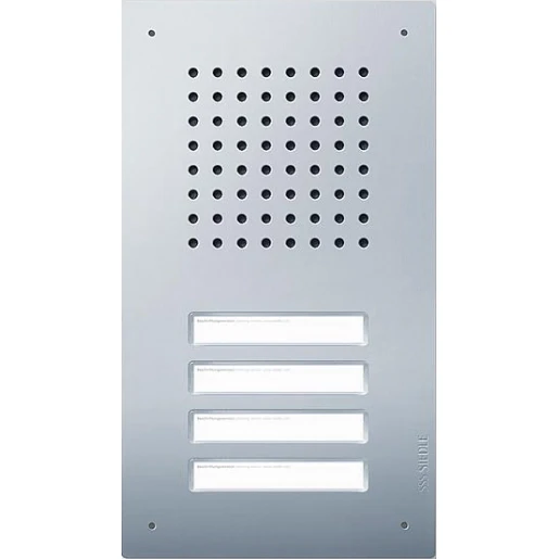 Siedle Classic F CL A 04 B-0 functie-eenheid audio deurstation 4 beltoetsen RVS IP54 Inbouw (stucwerk) 210007707-00
