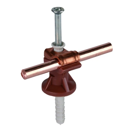 Dehn Dehnfix cond.holder cu plastic brown f.rd 6-10mm h 30mm w.impact do
