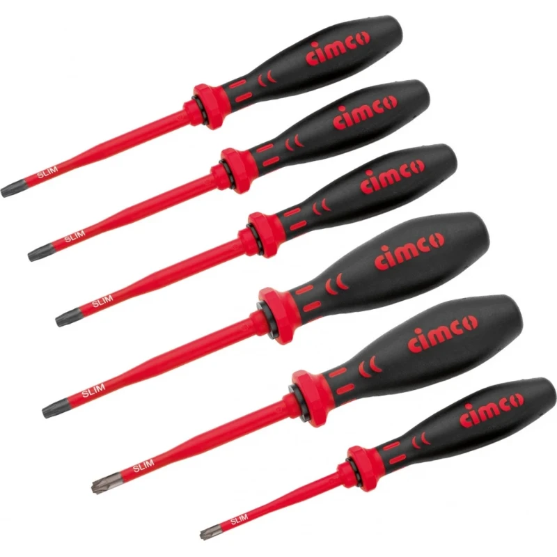 Cimco VDE schroevendraaier set slim 6 torx Geïsoleerd 1000 V 117854