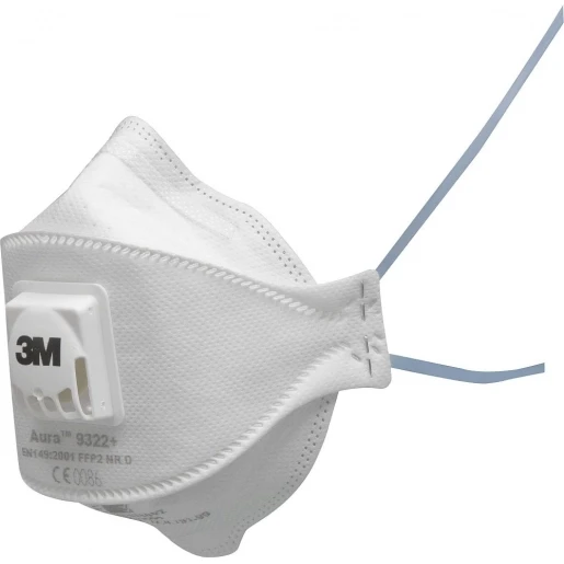 3M Stofmasker 9322 + uitademventiel Bulk Uitademventiel 7000088730