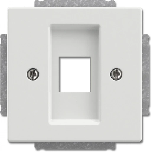 ABB Busch-Jaeger Future Centraalplaat 1 x MJ Basiselement met centrale afdekplaat 1 connector Zonder label wit 2CKA001753A0405