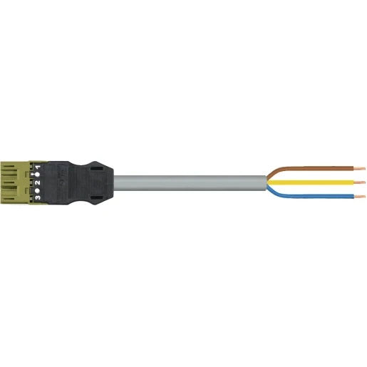 Wago SERIE 771 Patchkabel gebouwinstallatie 3p Stekker Vrij kabeluiteinde 6000mm